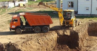 Котлован для дома Донской, цена от 312 руб./м3.